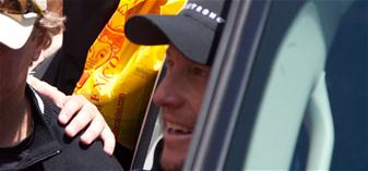Lance Armstrong after LT100 2009
